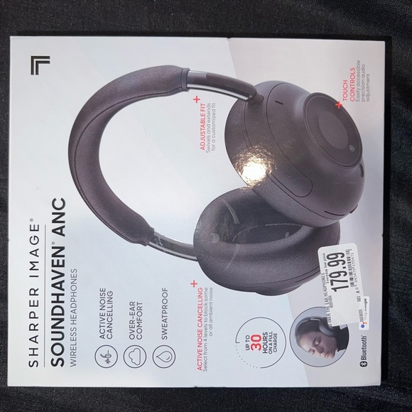 Sharper Image Earbud Wireless Noise Canceling Headphones - Picture 11 of 14